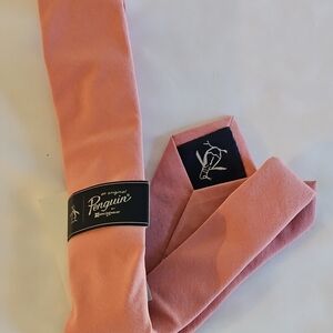 Penguin Men's Coral Pink Necktie 56"Long, 2" Wide NWT